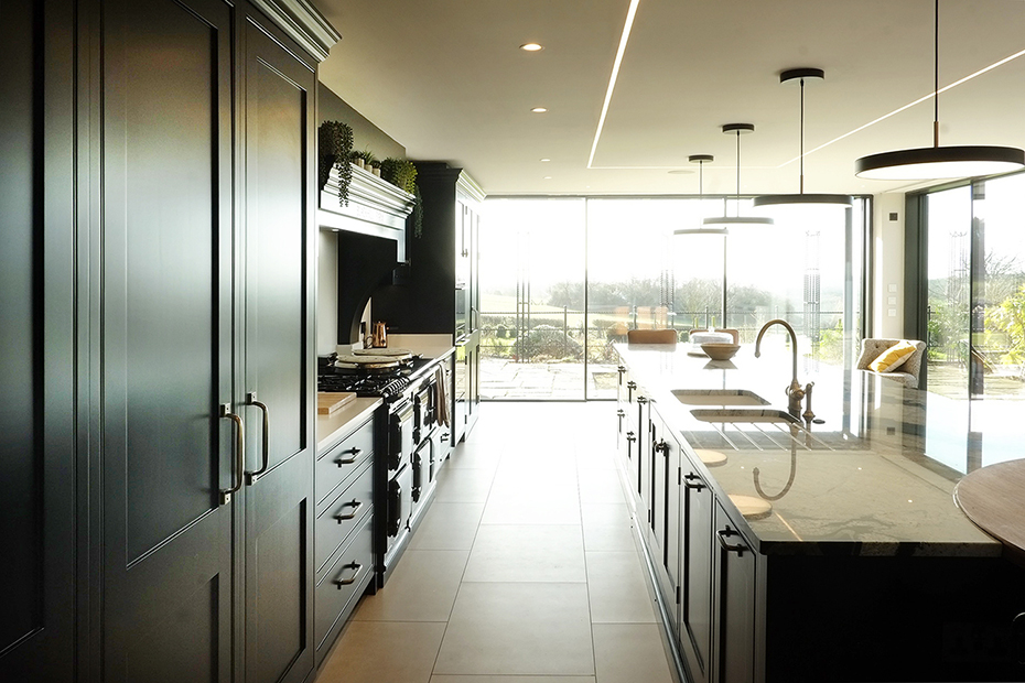  Stunning Dark Grey Painted Kitchen Cupboards