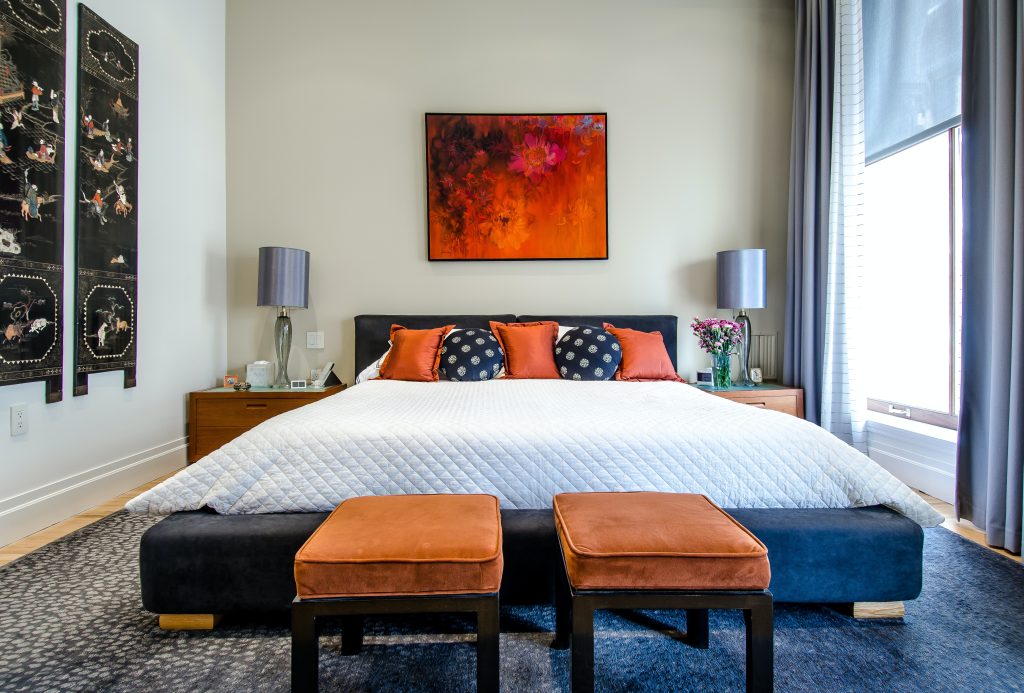 Embracing the Artistry of Home: Where Colors Unite and Transform a bedroom Space into a Canvas of Comfort and Style